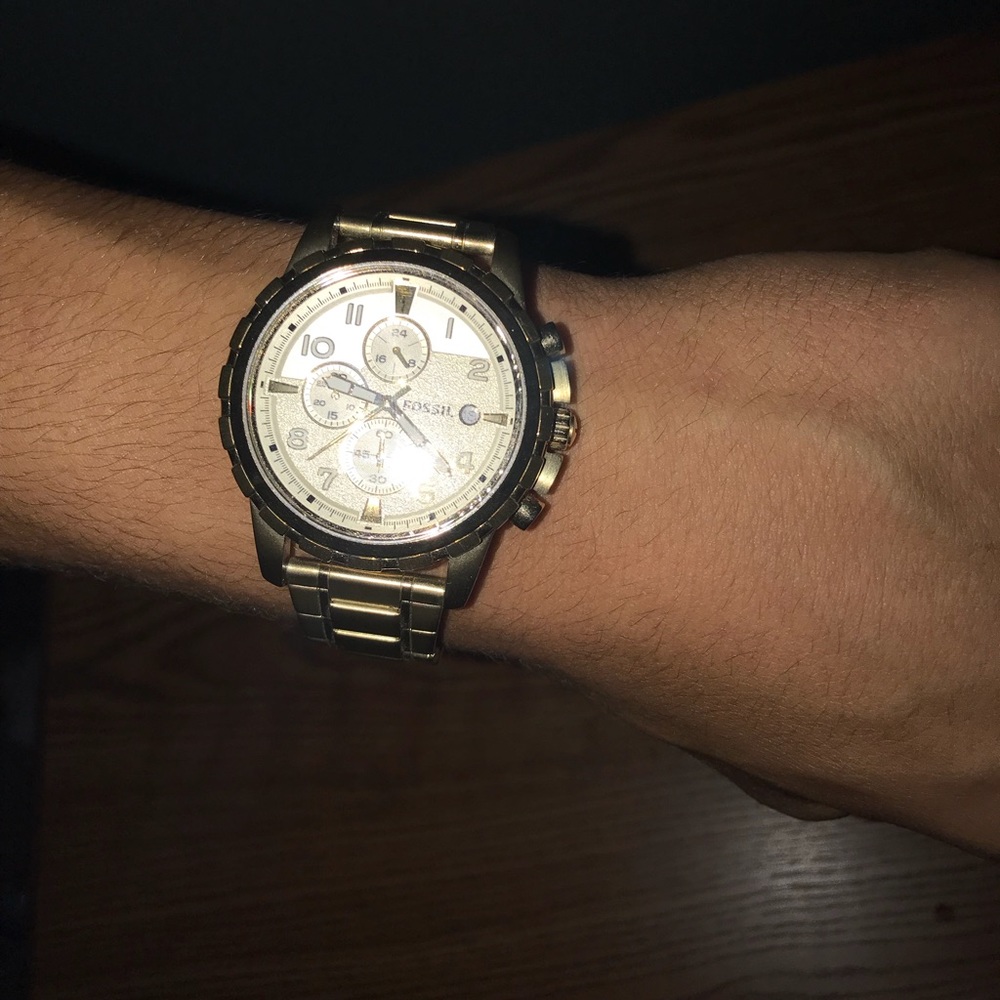 Gold Fossil Men’s Watch